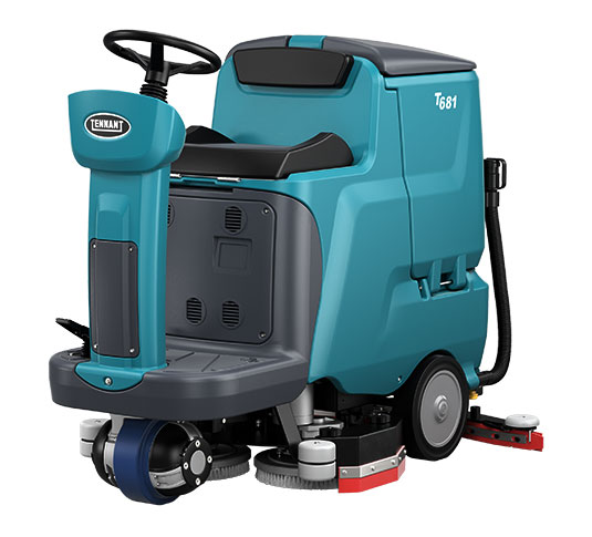 T681 Small Ride-On Floor Scrubber